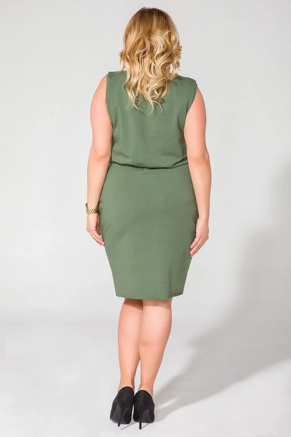 Sleeveless Knit Dress Casual Lightweight Everyday Fit-Day Dress-GUOCALI