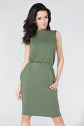 Sleeveless Knit Dress Casual Lightweight Everyday Fit-Day Dress-GUOCALI