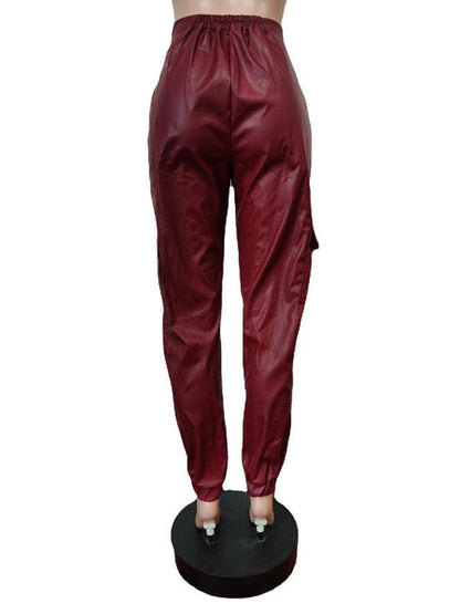 Chic Women's Cargo Pants – High-Waist Stretchable Fit