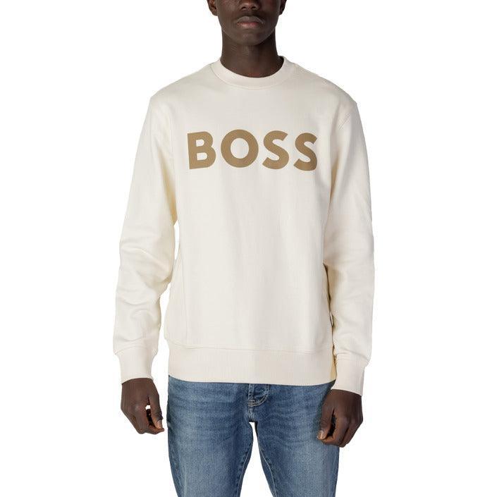 Sweatshirt - Printed Boss Men Sweatshirt - Black - Sweatshirts - Guocali