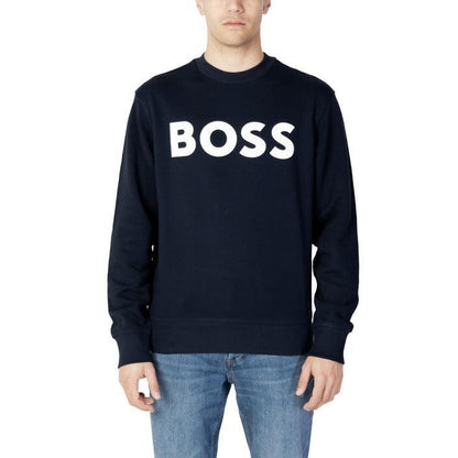 Sweatshirt - Printed Boss Men Sweatshirt - Black - Sweatshirts - Guocali