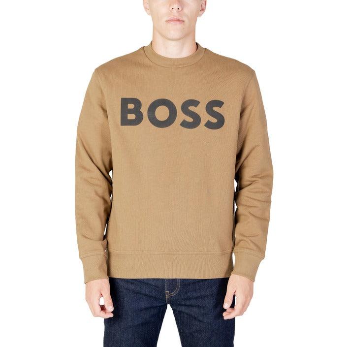 Sweatshirt - Printed Boss Men Sweatshirt - Black - Sweatshirts - Guocali