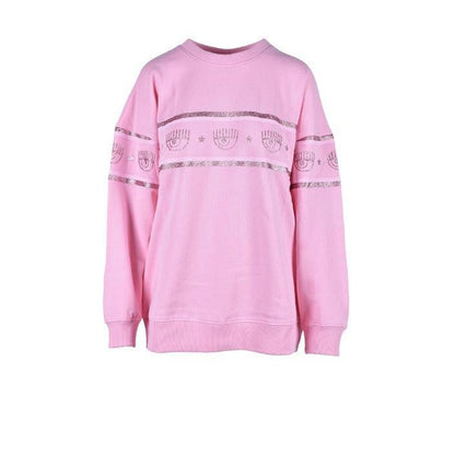 Sweatshirt - Printed Chiara Ferragni Women Sweatshirt - Pink - Sweatshirts - Guocali