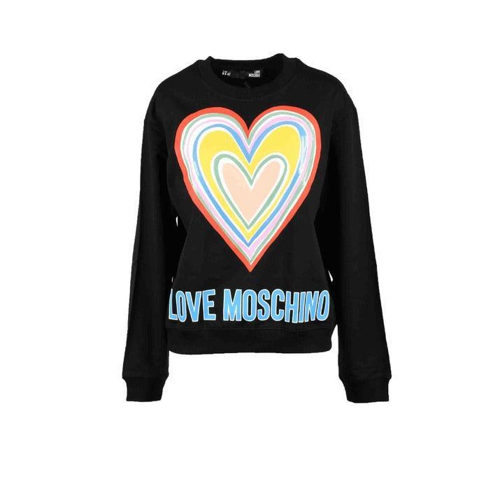 Sweatshirt - Printed Love Moschino Men Sweatshirt - Black - Sweatshirts - Guocali