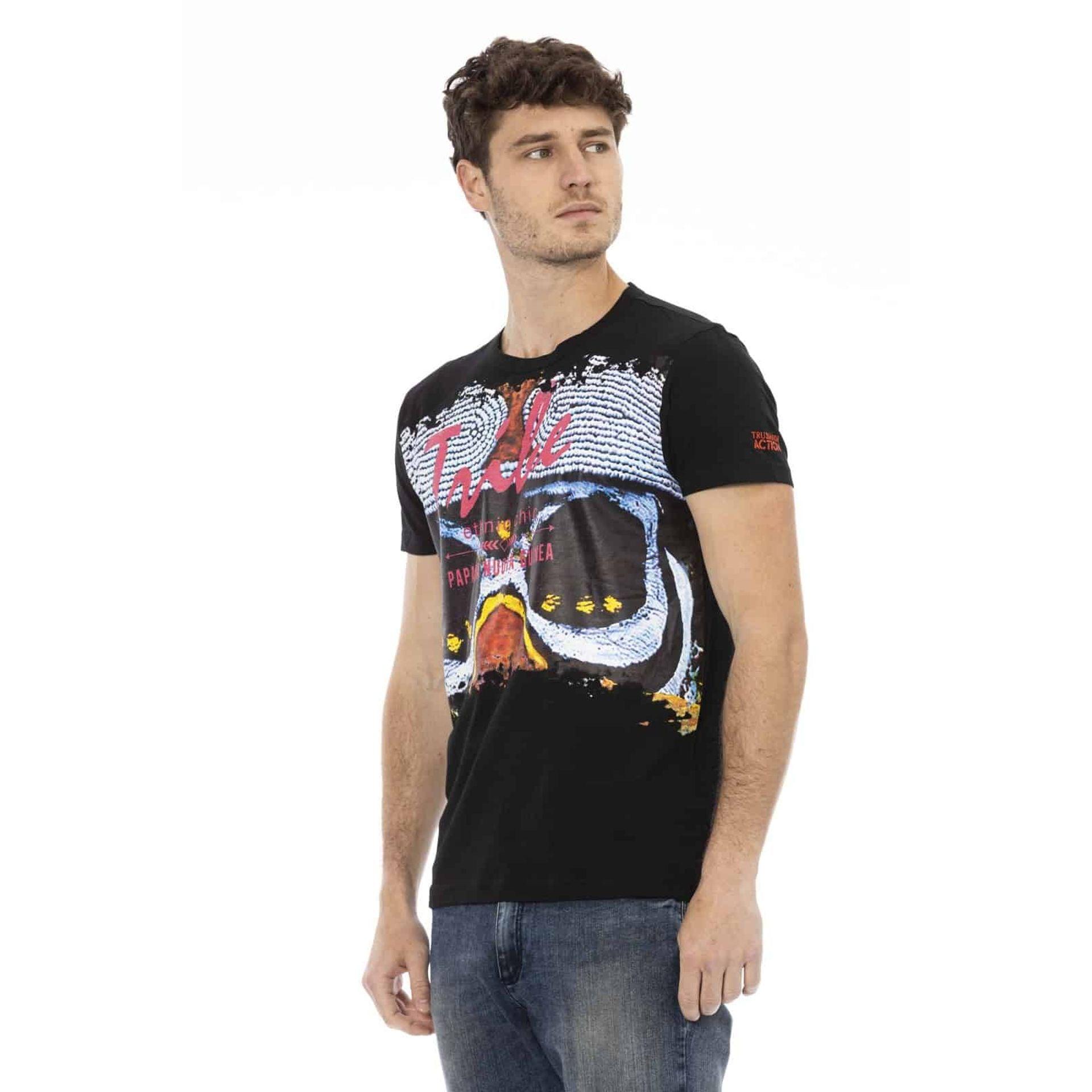 Trussardi Action Men T-shirts - Black Brand T-shirts - T-Shirt - Guocali