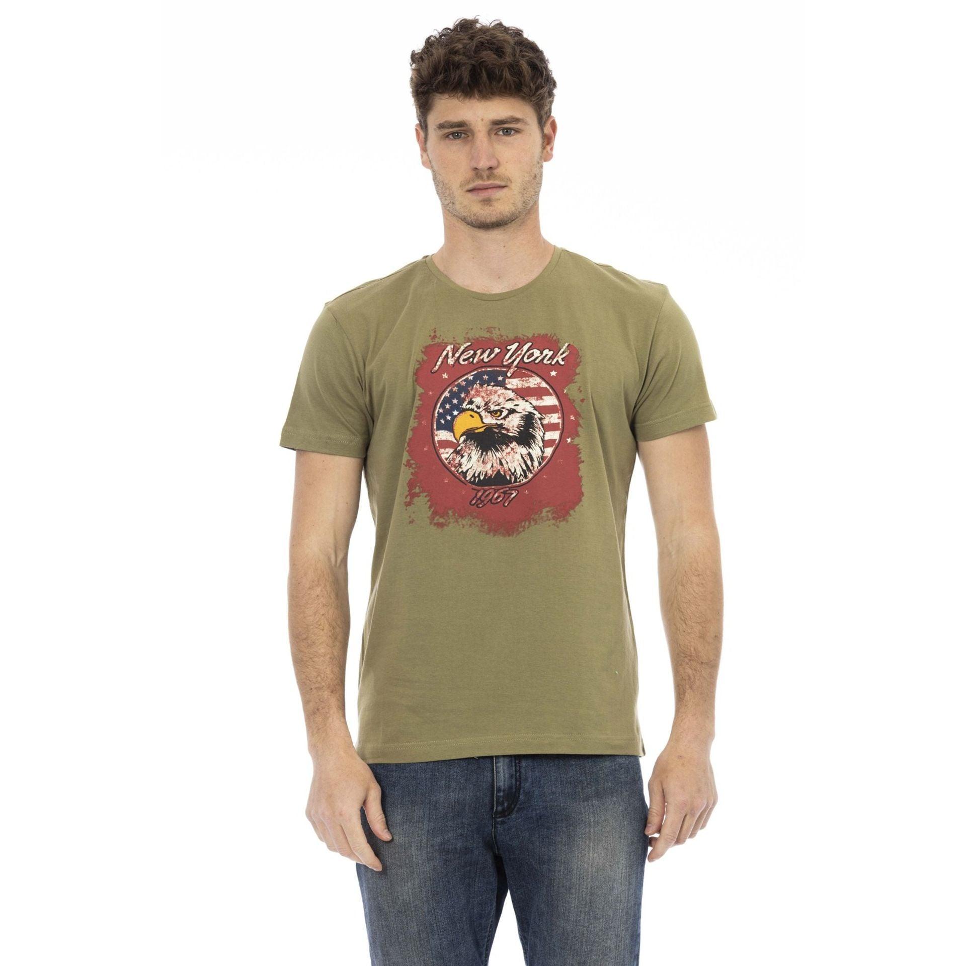 Trussardi Action Men T-shirts - Green Brand T-shirts - T-Shirt - Guocali