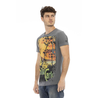 Trussardi Action Men T-shirts - Grey Brand T-shirts - T-Shirt - Guocali