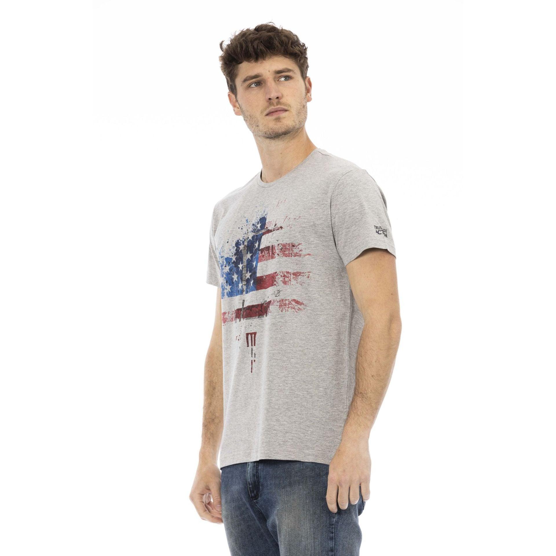 Trussardi Action Men T-shirts - Grey Brand T-shirts - T-Shirt - Guocali