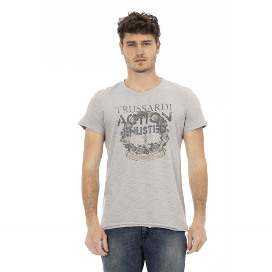 Trussardi Action Men T-shirts - Grey Brand T-shirts - T-Shirt - Guocali