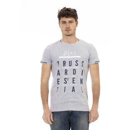 Trussardi Action Men T-shirts - Grey Brand T-shirts - T-Shirt - Guocali