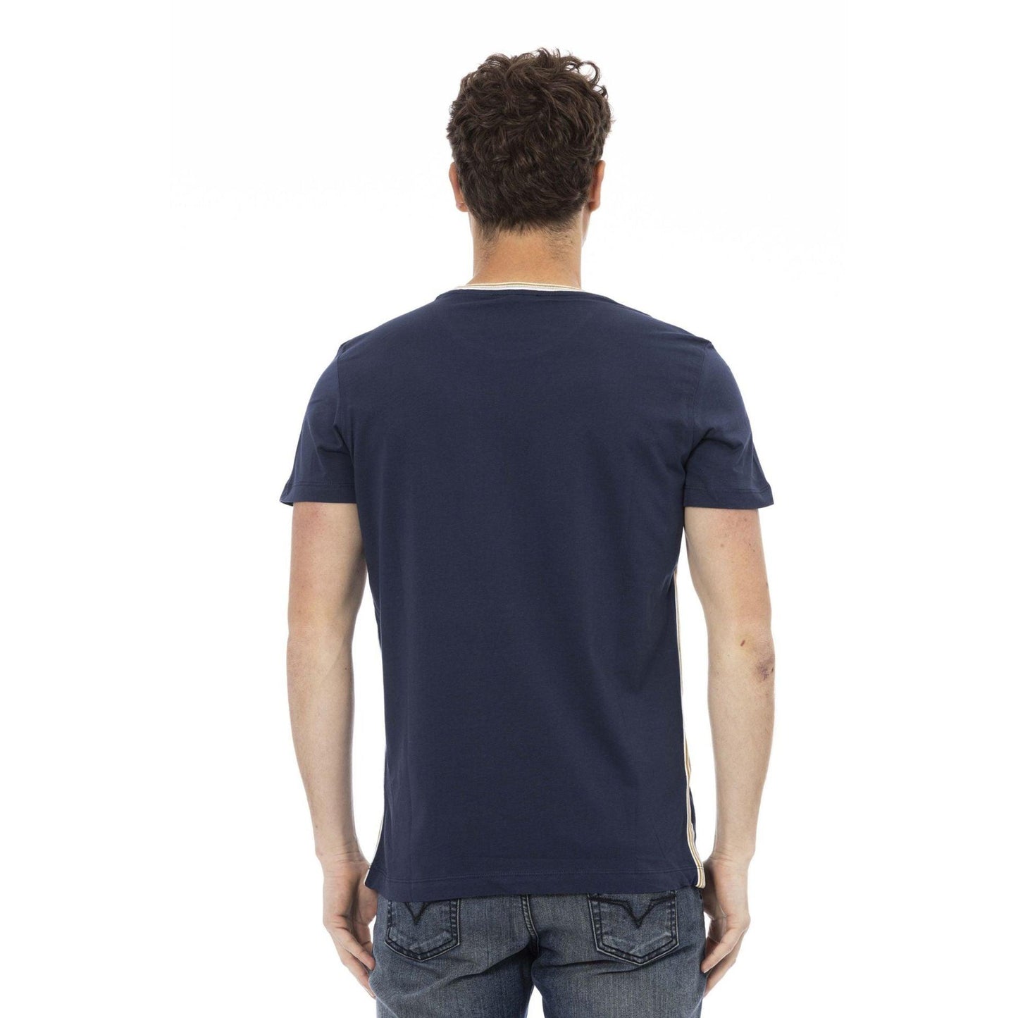 Trussardi Action Men T-shirts - Navy Blue Brand T-shirts - T-Shirt - Guocali