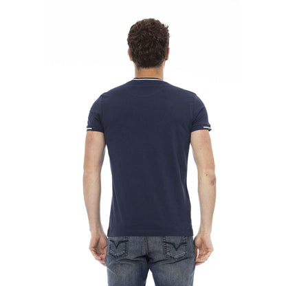 Trussardi Action Men T-shirts - Navy Blue Brand T-shirts - T-Shirt - Guocali