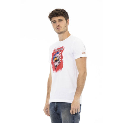 Trussardi Action Men T-shirts - White Brand T-shirts - T-Shirt - Guocali