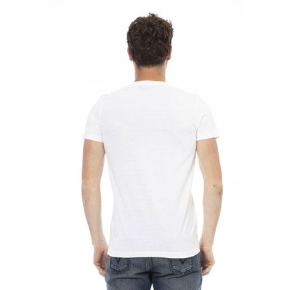 Trussardi Action Men T-shirts - White Brand T-shirts - T-Shirt - Guocali