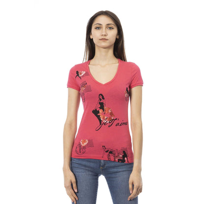 Trussardi Action Women T-Shirts - Pink Brand T-shirts - T-Shirt - Guocali