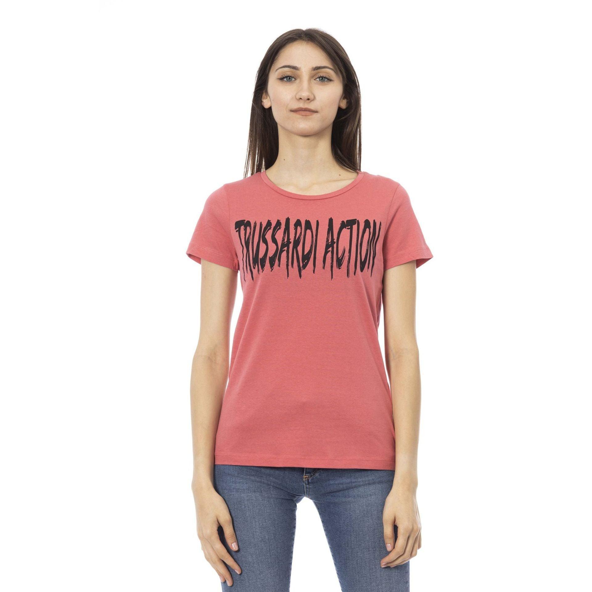 Trussardi Action Women T-Shirts - Pink Brand T-shirts - T-Shirt - Guocali