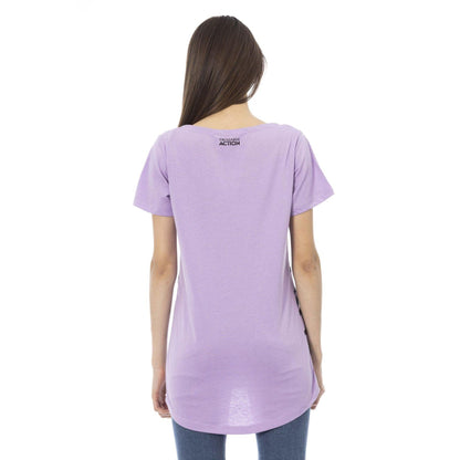 Trussardi Action Women T-Shirts - Violet Brand T-shirts - T-Shirt - Guocali