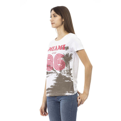 Trussardi Action Women T-Shirts - White Brand T-shirts - T-Shirt - Guocali