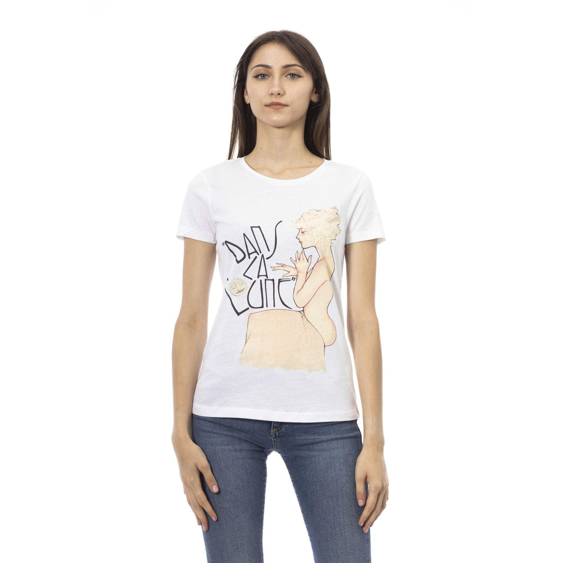 Trussardi Action Women T-Shirts - White Brand T-shirts - T-Shirt - Guocali