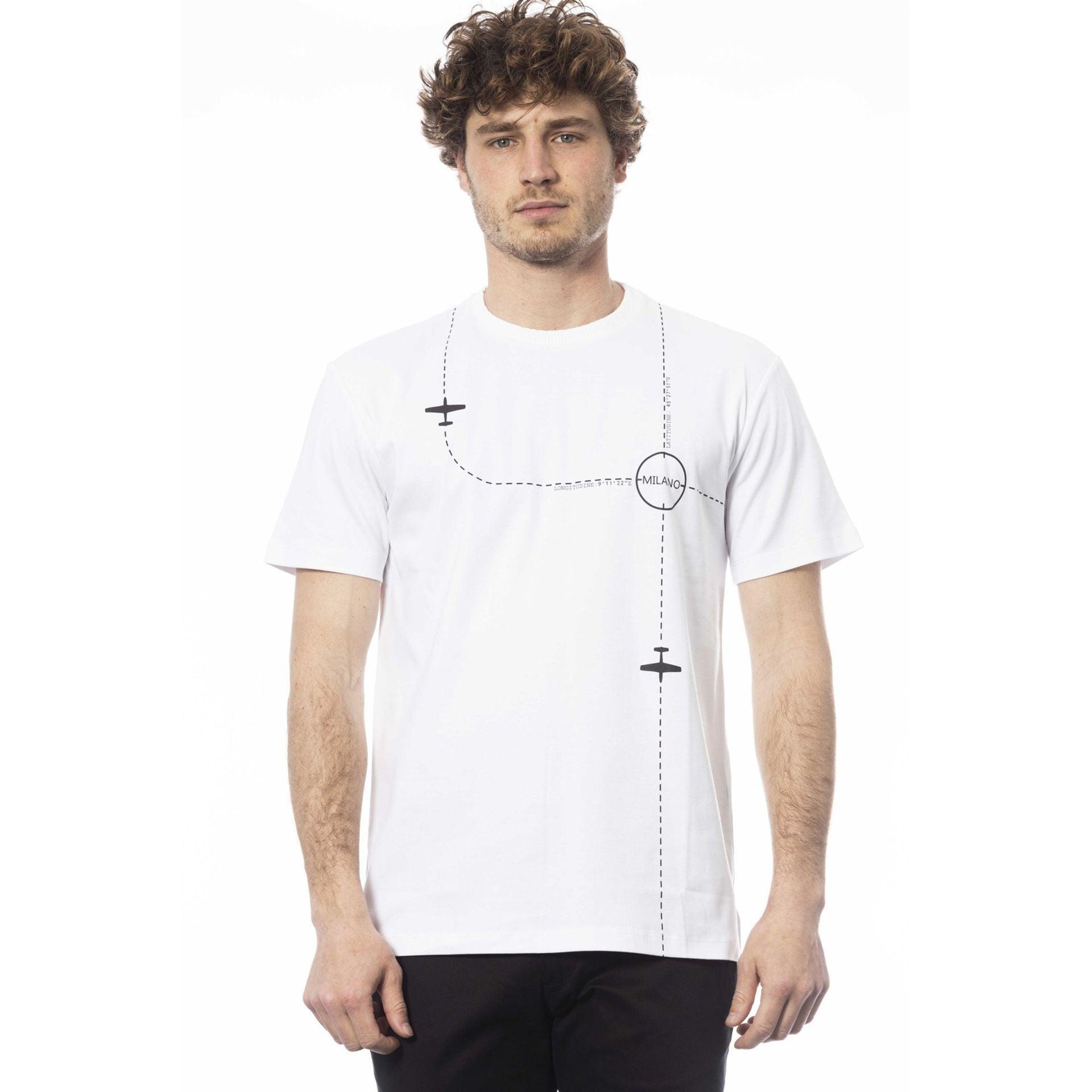 Trussardi Men T-shirts - White Brand T-shirts - T-Shirt - Guocali