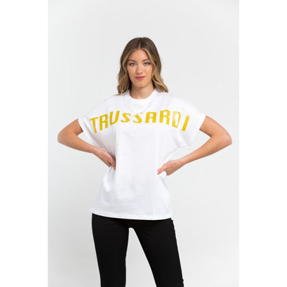 Trussardi Women T-Shirts - White Brand T-shirts - T-Shirt - Guocali