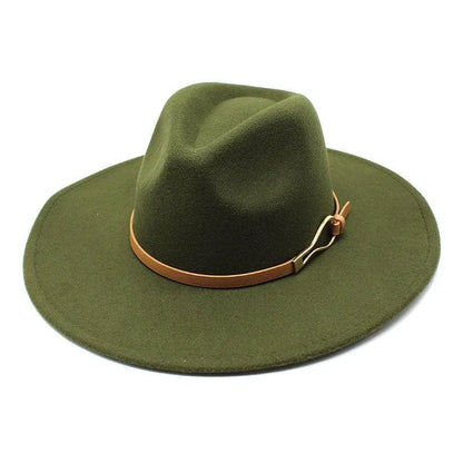 UNISEX Fedora Hat - Felted Jazz Hat -Guocali