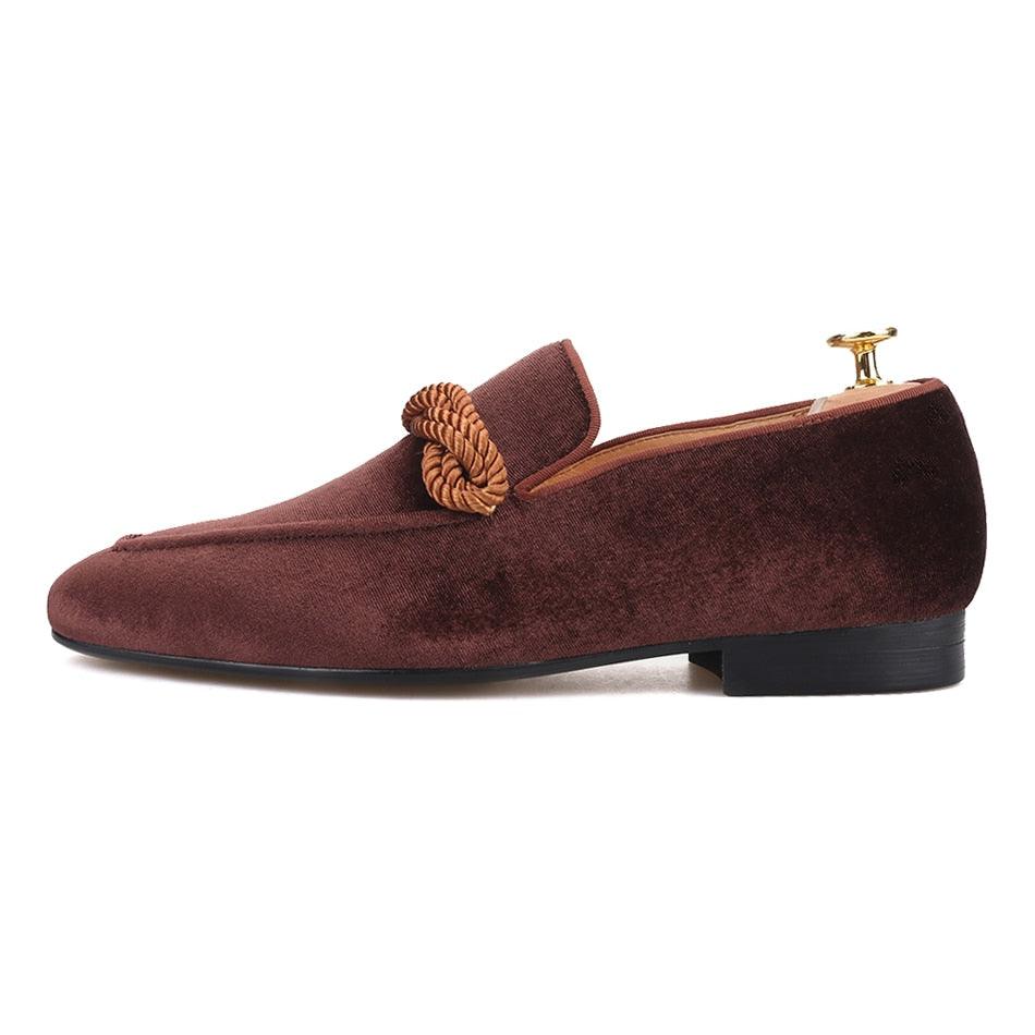 Velvet Men Loafers - Men Shoes - Loafer Shoes - Guocali