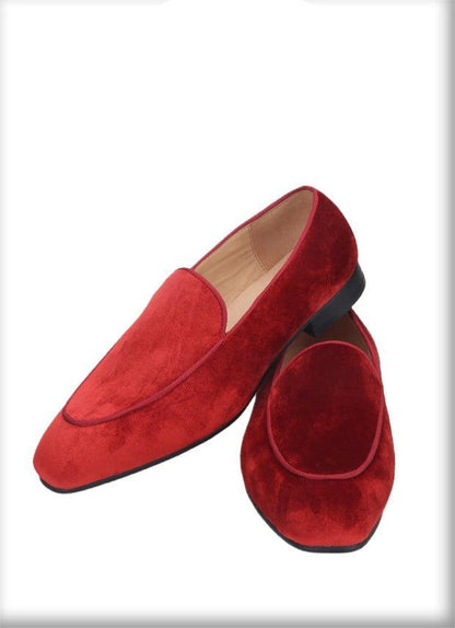 Velvet Slip-On Men Loafers - Men Shoes - Loafer Shoes - Guocali