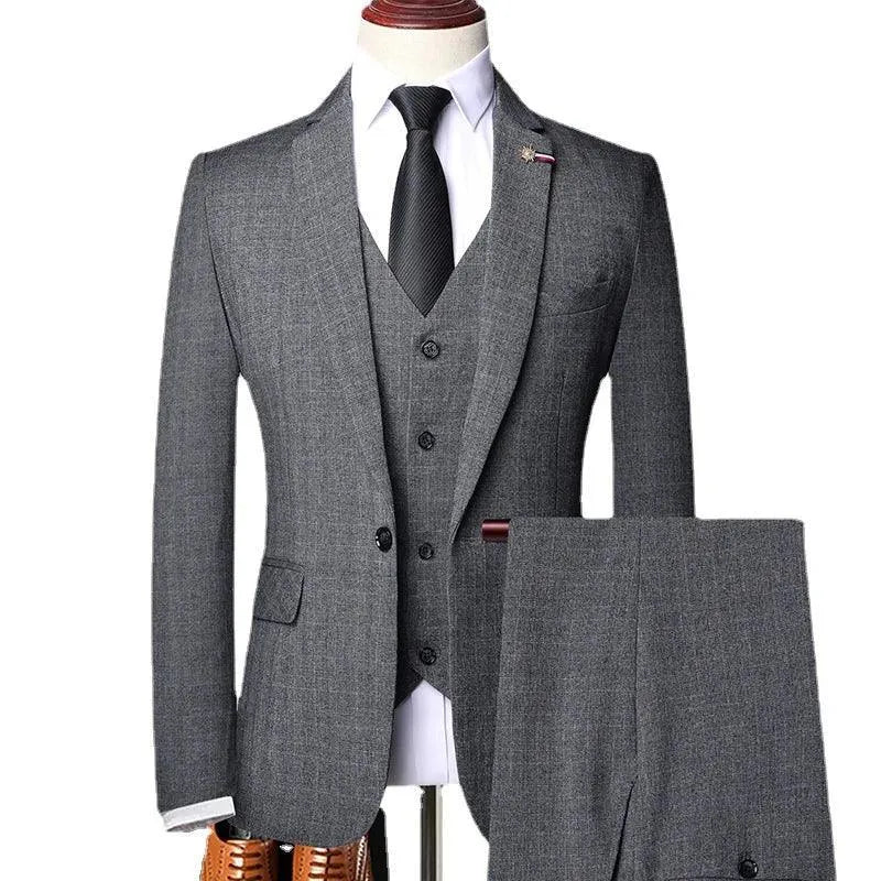 Vintage, Professional Men’s Suit - Plaid Single-Breasted