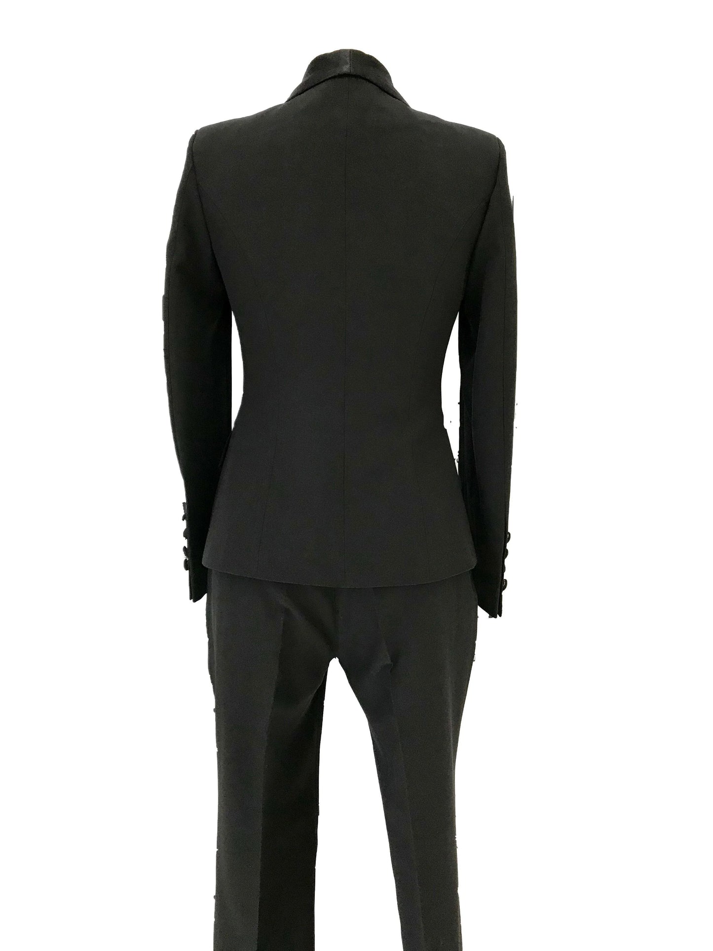 Wedding Tuxedo Pantsuit - Women Trouser Suits - Trouser Suit -Guocali