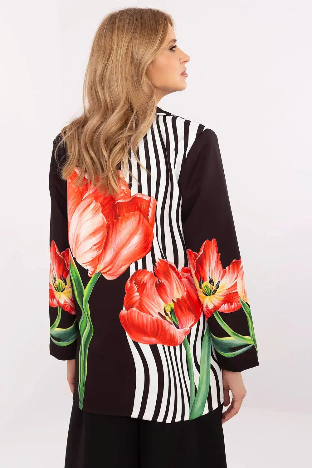 Women Blazer - Lightweight - 1-Button, Multicolor