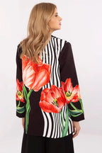 Women Blazer - Lightweight - 1-Button, Multicolor