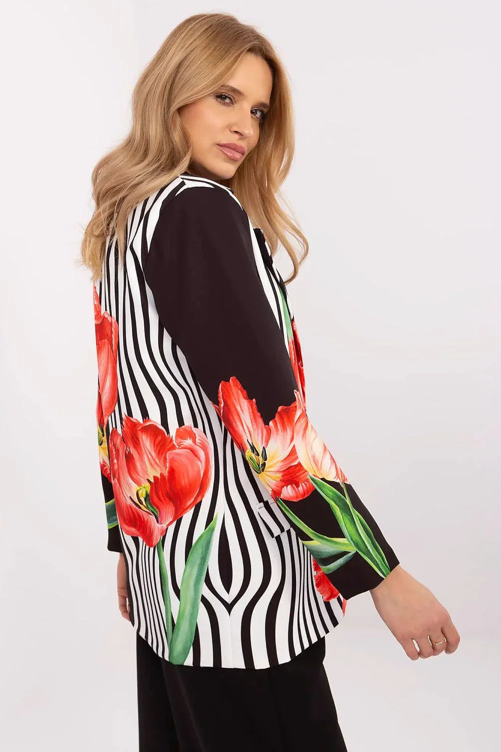 Women Blazer - Lightweight - 1-Button, Multicolor