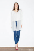 Women Blazer - Lightweight - Slip-On - White -Guocali