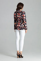 Women Blazer - Lightweight - Tie, Wrap, Multicolor