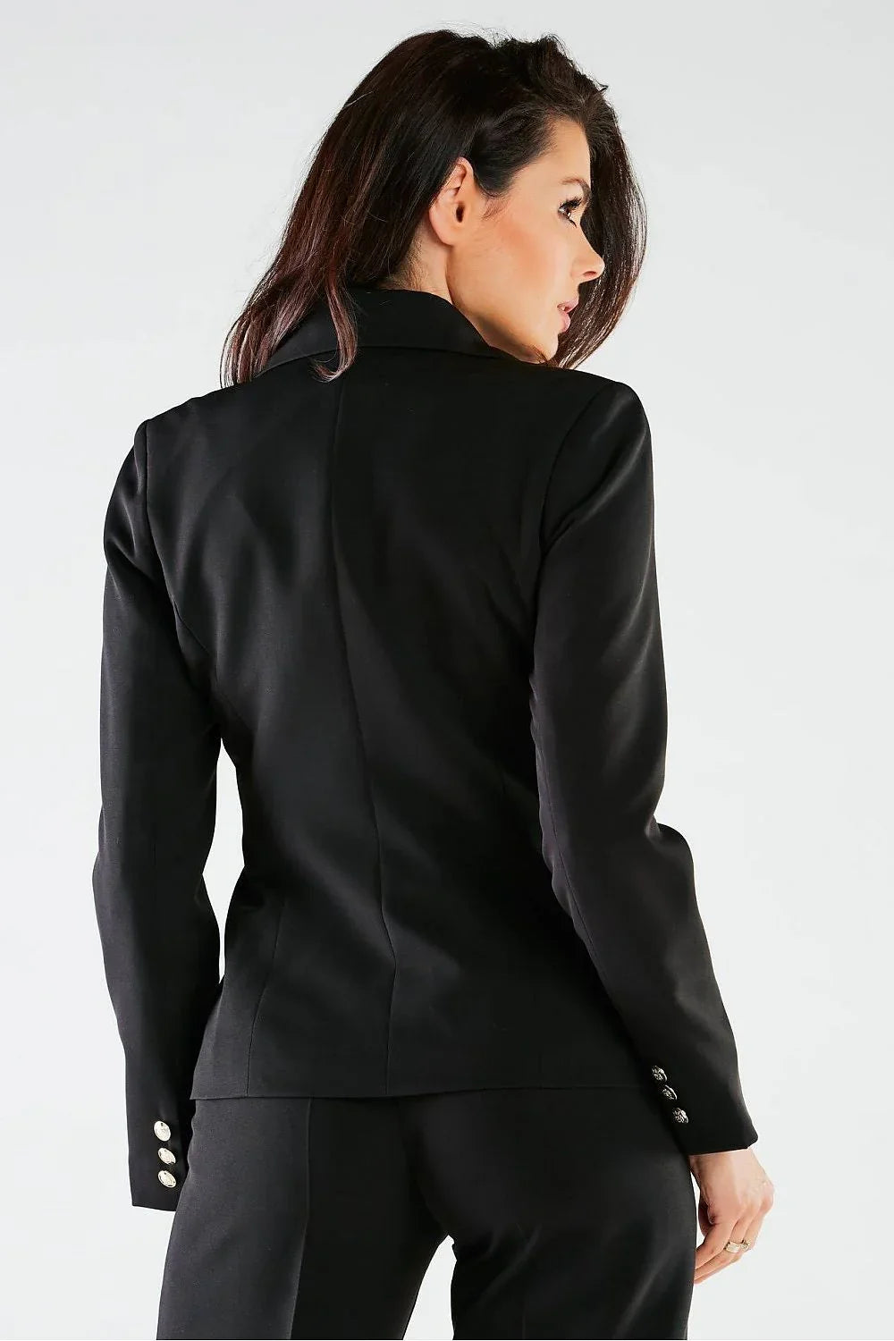 Women Suit Jacket - Stretchable - Double-Breasted