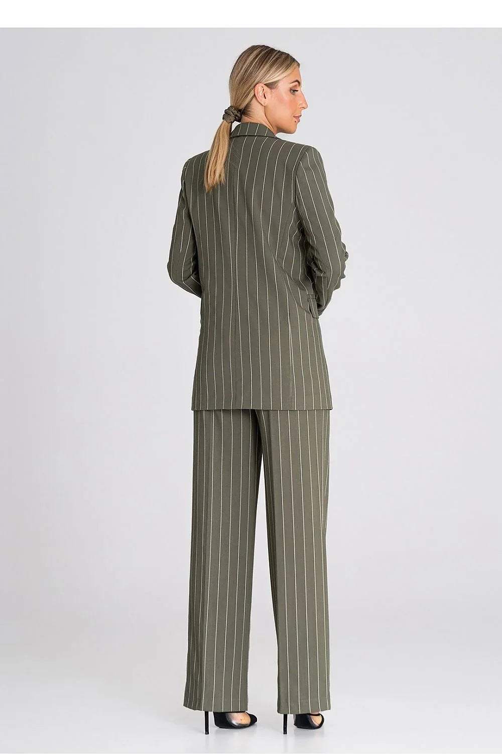 Women Suit Jacket - Stretchable - Double-Breasted