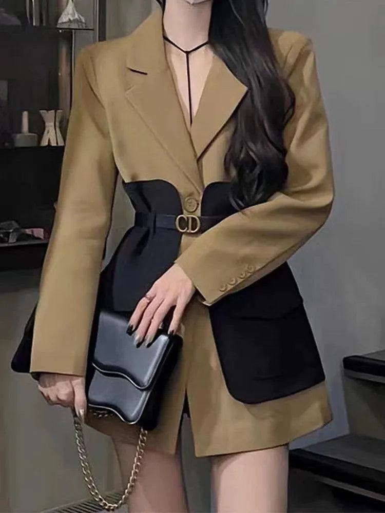 Women Blouse – Ruffle Trim – Puff Sleeves - Black -Guocali