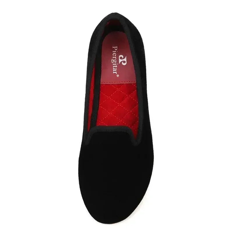 Women Casual Smoking Slipper Loafers - Slip-On Flat Shoes