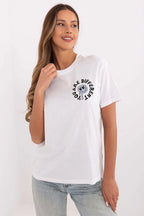 Women Crew-Neck Short-Sleeves T-Shirt – Breathable, Black, Blue