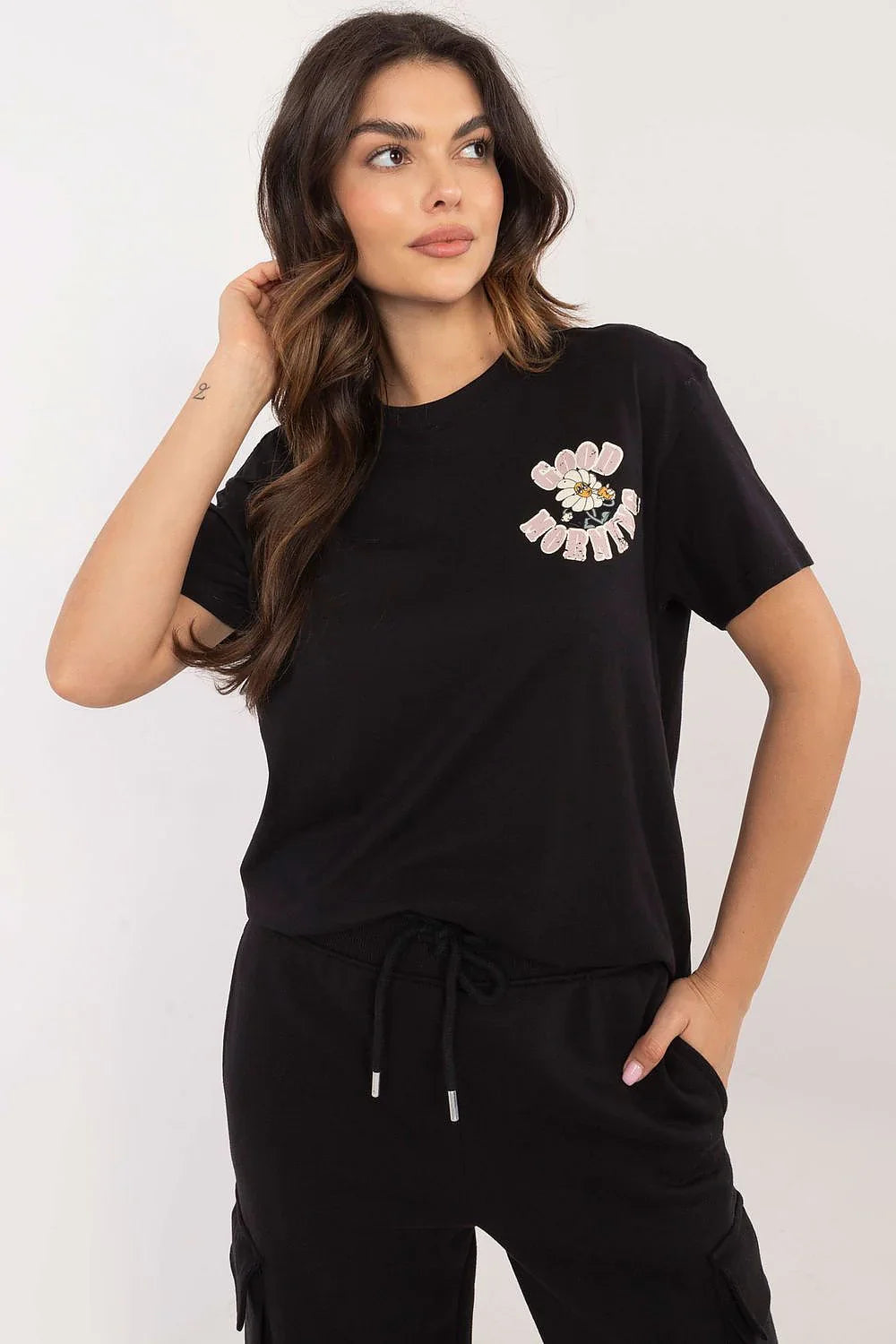 Women Crew-Neck Short-Sleeves T-Shirt – Breathable, Multicolor