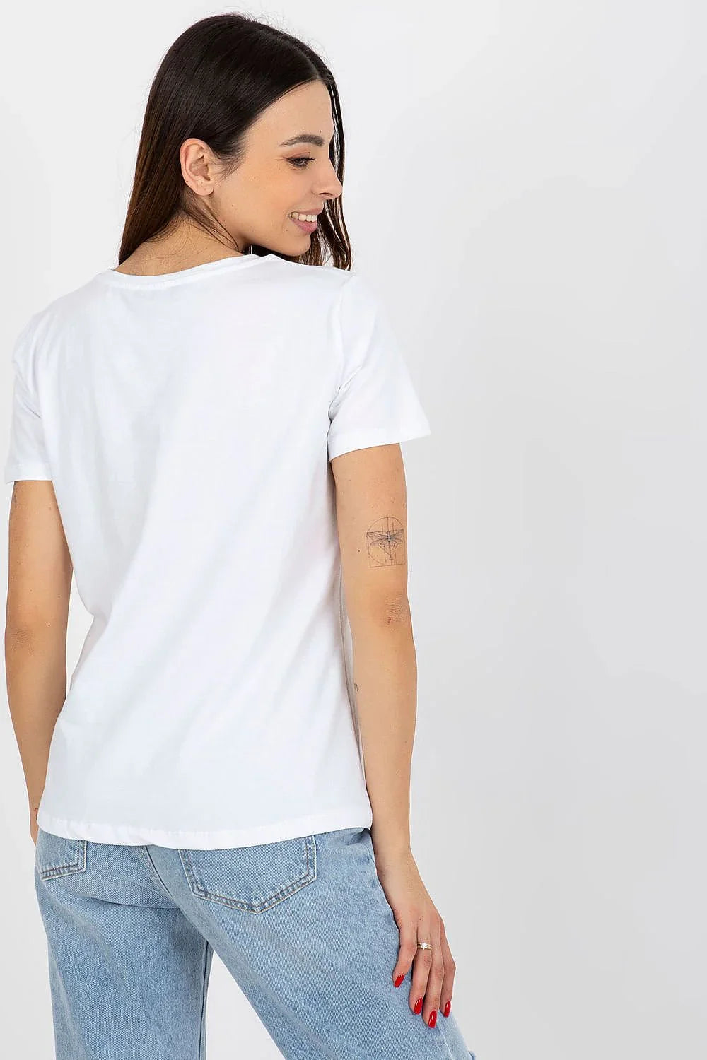 Women Crew-Neck Short-Sleeves T-Shirt – Stretchable, Green