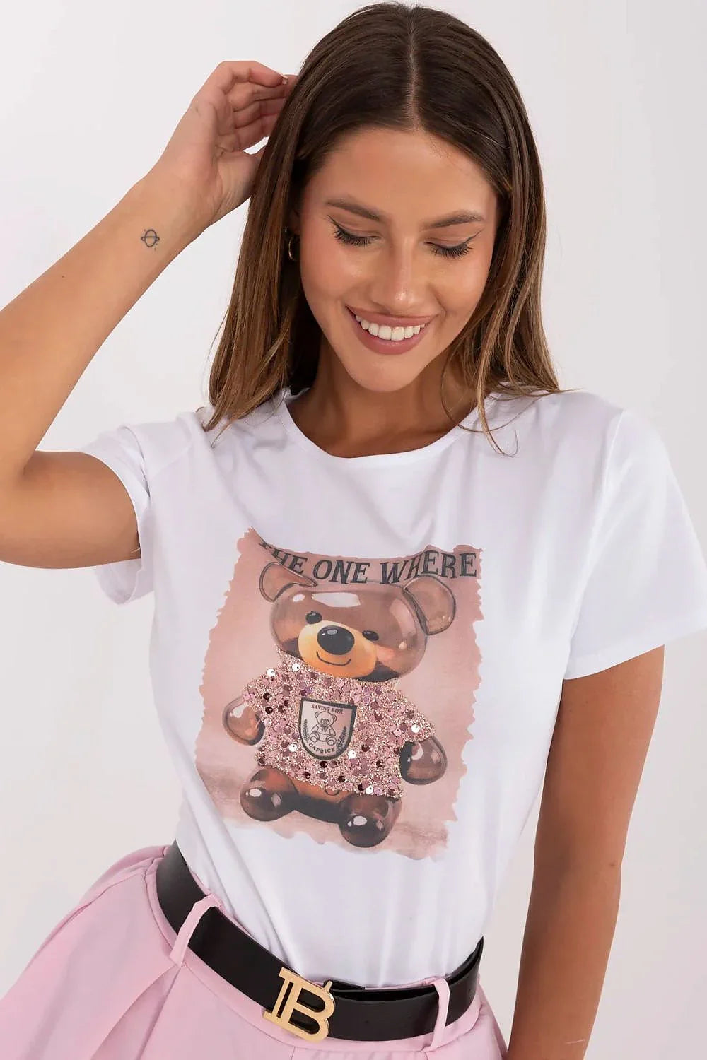 Women Crew-Neck Short-Sleeves T-Shirt – Stretchable, Multicolor