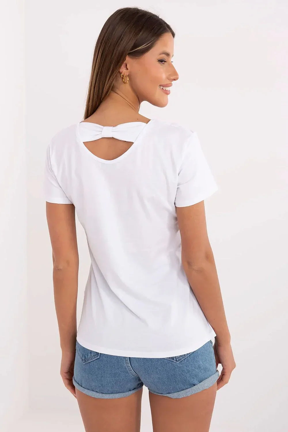 Women Crew-Neck Short-Sleeves T-Shirt – Stretchable, Multicolor