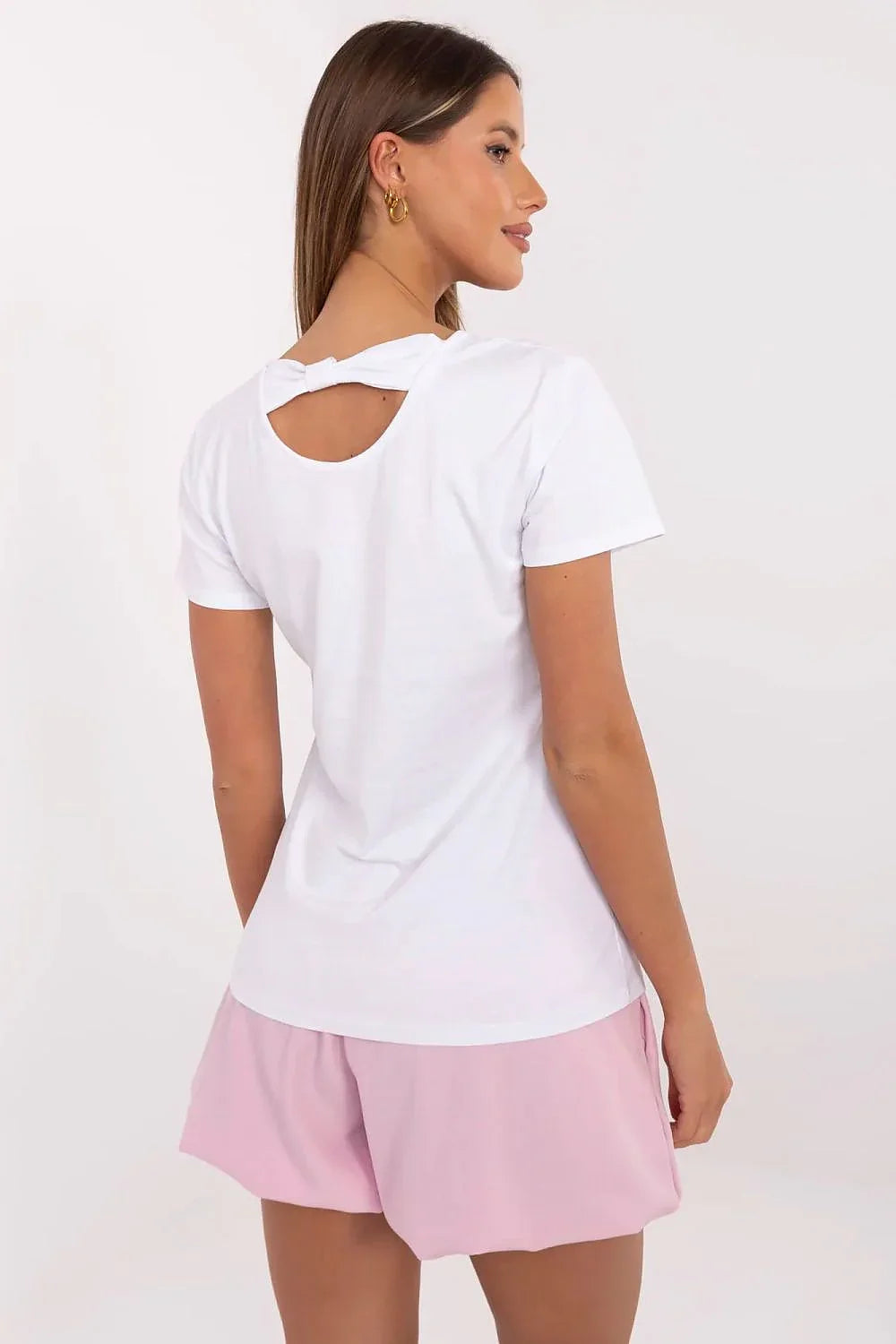 Women Crew-Neck Short-Sleeves T-Shirt – Stretchable, Multicolor