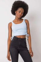 Women Crop Top – Round-Neck Crop Top -Guocali