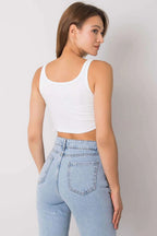 Women Crop Top – Round-Neck Crop Top -Guocali