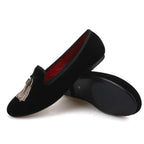 Women Dress Tassel Slipper Loafers - Slip-On Flat Formal Dress Shoes