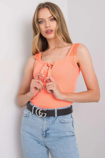 Women Lace Top – Round-Neck Lace Top -Guocali