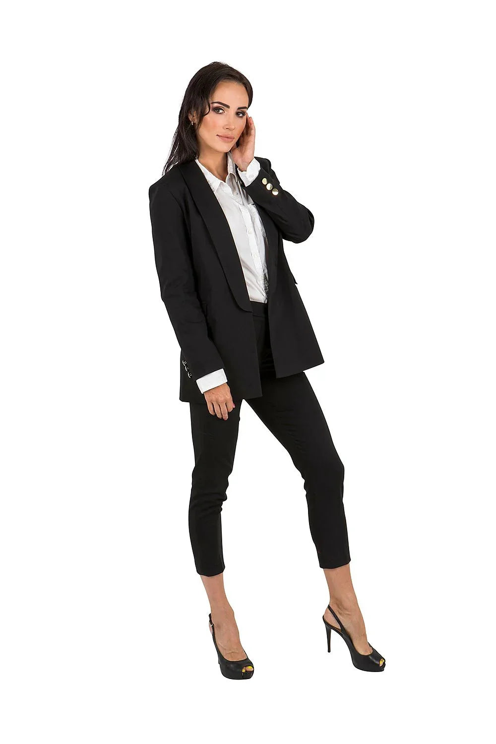 Women's Suit Jacket - Stretchable - Button Blazer
